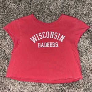 Wisconsin Badgers Cropped Tee